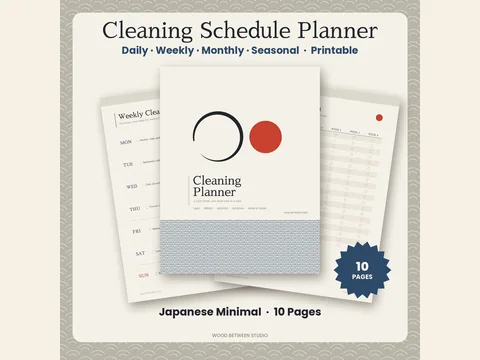 Cleaning Schedule Planner: preview