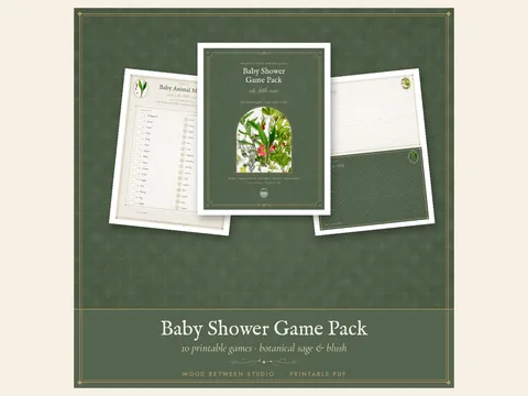 Baby Shower Game Pack: preview