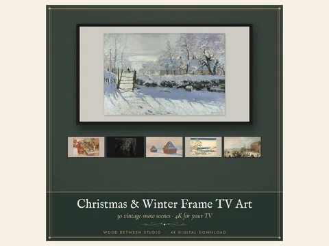 Christmas & Winter Frame TV Art: preview