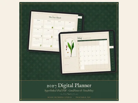 2027 Digital Planner for iPad: preview