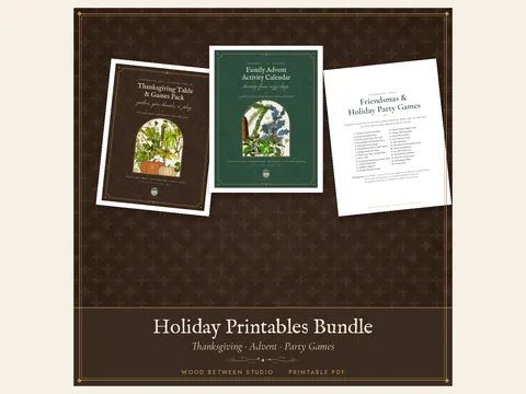 Holiday Printables Bundle: preview