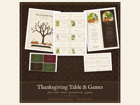 Thanksgiving Table & Games Pack: preview