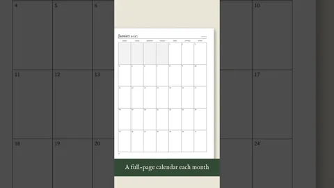 2027 Weekly Planner Flip-Through: preview
